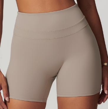 Layered-Waist Biker Short
