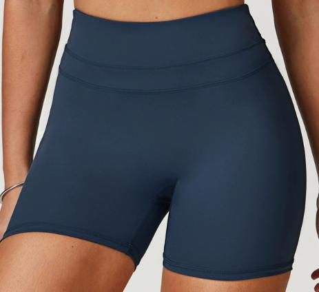 Layered-Waist Biker Short