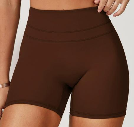 Layered-Waist Biker Short