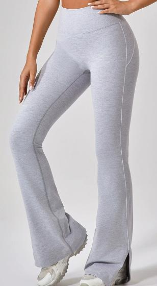 Contrast Trim Flared Pant