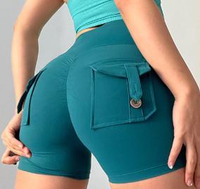 Scrunch Cargo Pocket Biker Short