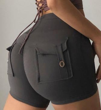 Scrunch Cargo Pocket Biker Short