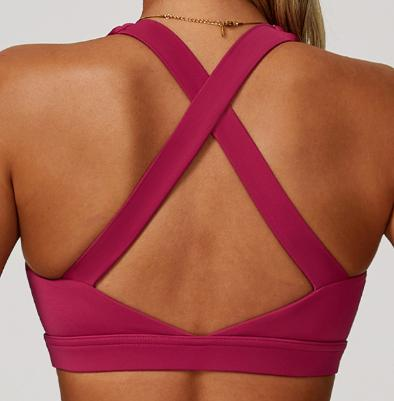 Square-Neck Racerback Sports Bra