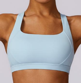 Square-Neck Racerback Sports Bra