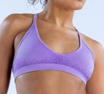 Seamless Strappy Back Sports Bra