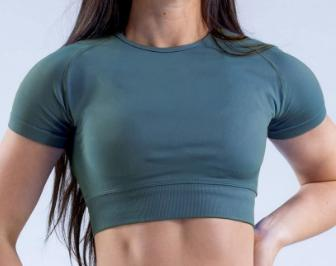 Seamless Fitted Crop Tee