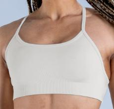 Seamless Cross-Back Sports Bra