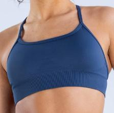 Seamless Cross-Back Sports Bra