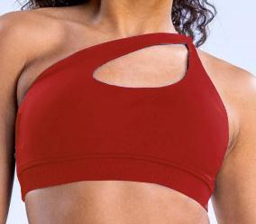 Seamless One-Shoulder Sports Bra