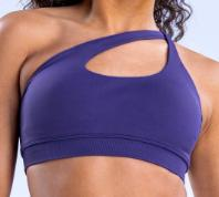 Seamless One-Shoulder Sports Bra