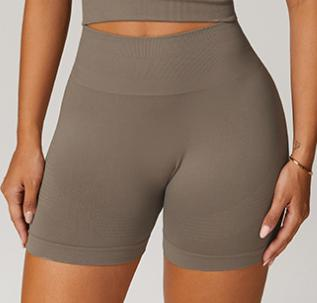Seamless Ribbed Bike Shorts