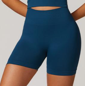 Seamless Ribbed Bike Shorts