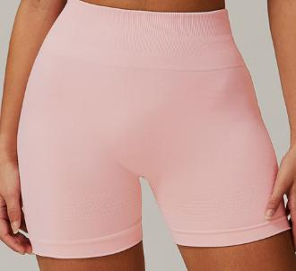 Seamless Ribbed Bike Shorts