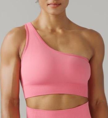 Seamless One-Shoulder Sports Bra