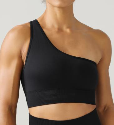 Seamless One-Shoulder Sports Bra