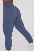 Seamless Wave-Print Legging