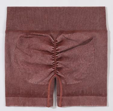 Seamless Ribbed Scrunch Biker Shorts
