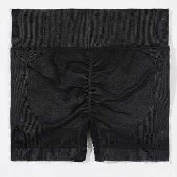 Seamless Ribbed Scrunch Biker Shorts