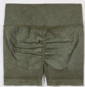 Seamless Ribbed Scrunch Biker Shorts