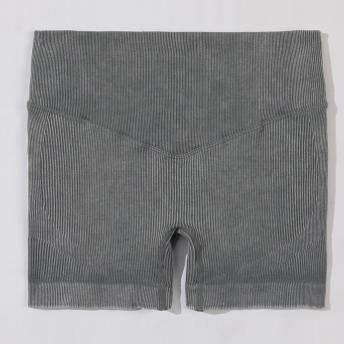 Seamless Ribbed Scrunch Biker Shorts