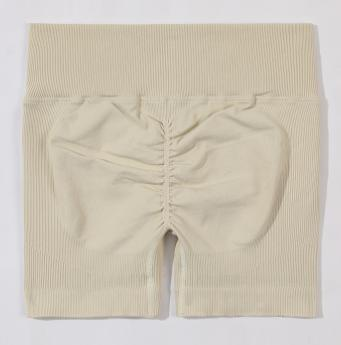 Seamless Ribbed Scrunch Biker Shorts