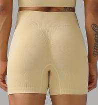 Seamless Ribbed Bike Shorts