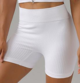 Seamless Ribbed Bike Shorts