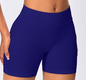 Seamless Ribbed Waist Bike Shorts