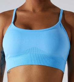 Seamless Spaghetti Strap Sports Bra