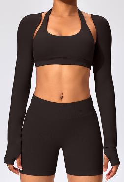 Seamless Long Sleeve Crop Bolero