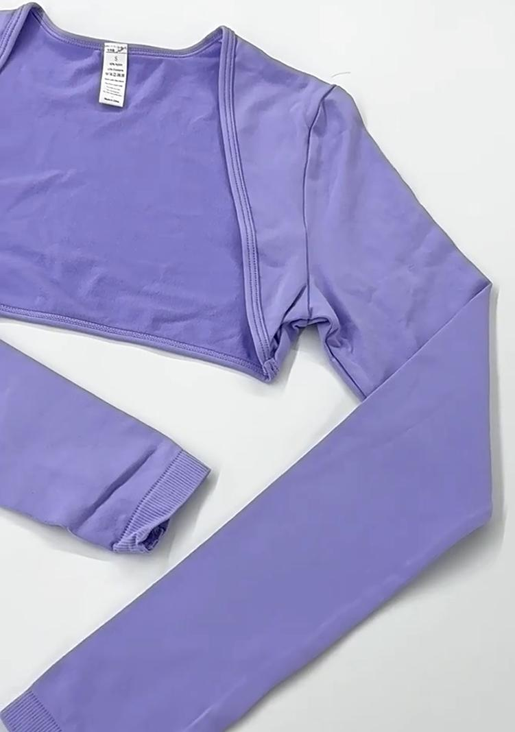 Seamless Long Sleeve Crop Bolero