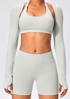 Seamless Long Sleeve Crop Bolero