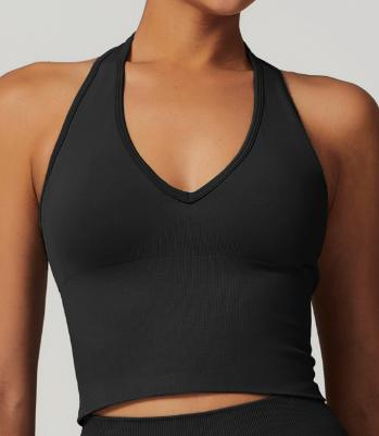 Seamless Halter Crop Top