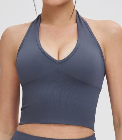 Seamless Halter Crop Top
