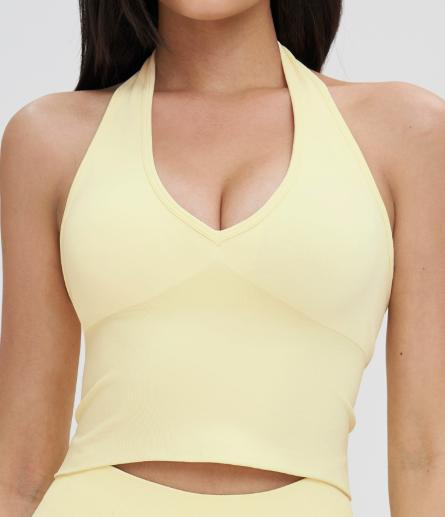 Seamless Halter Crop Top