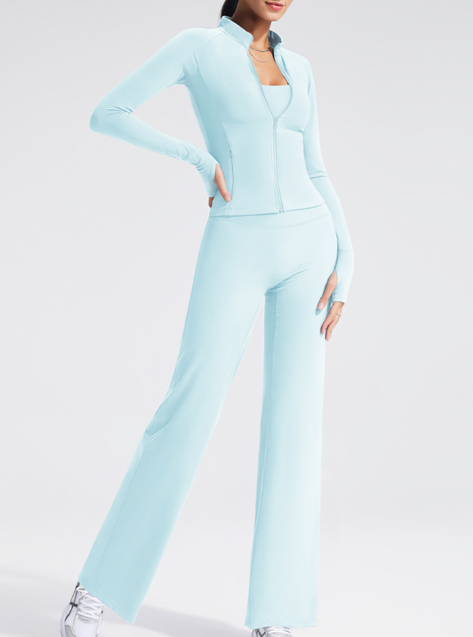 Sculpt Zip Training Jacket - Powder Blue