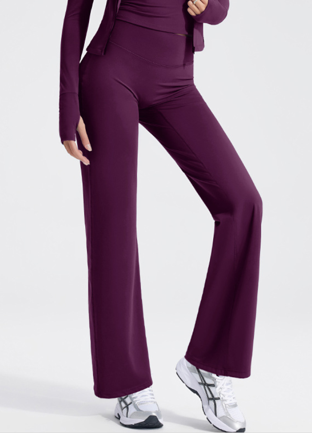 Essential Flare Pant - Plum