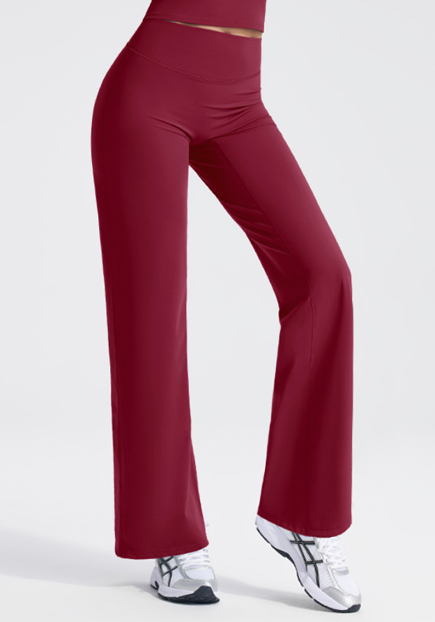 Essential Flare Pant - Burgundy