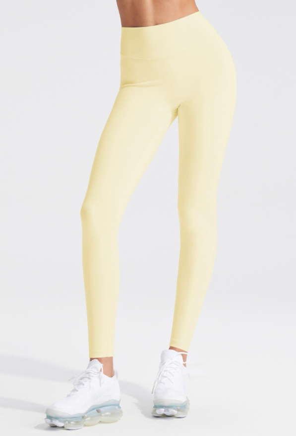 Essential High-Waist Legging - Butter Yellow