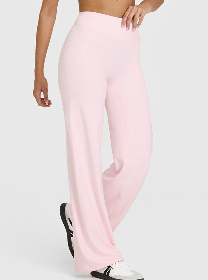 Essential Flare Pant - Blush Pink