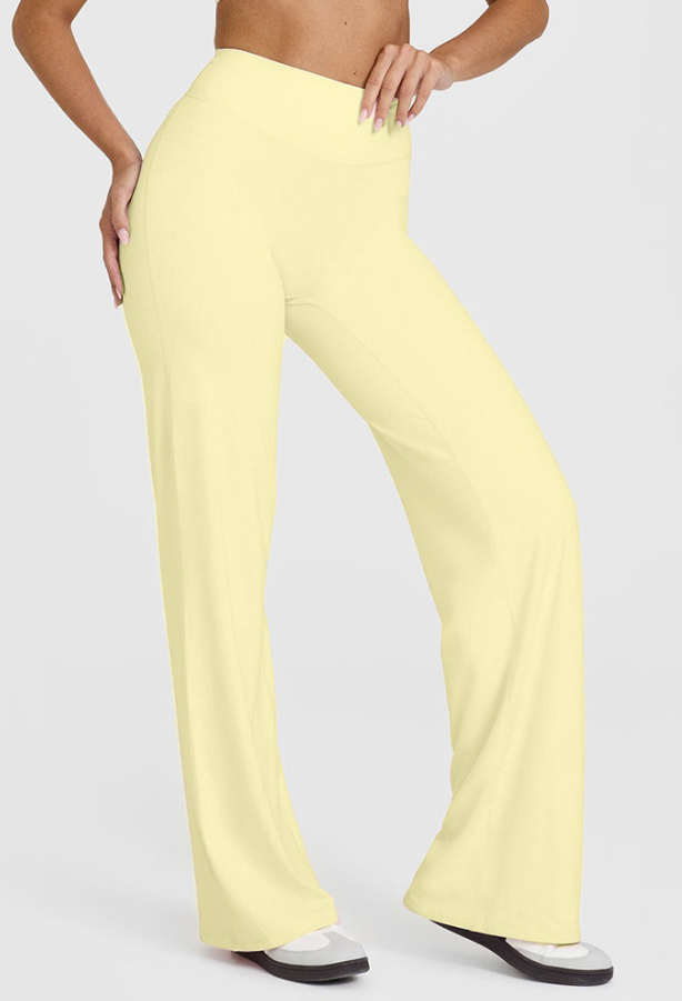 Essential Flare Pant - Butter Yellow