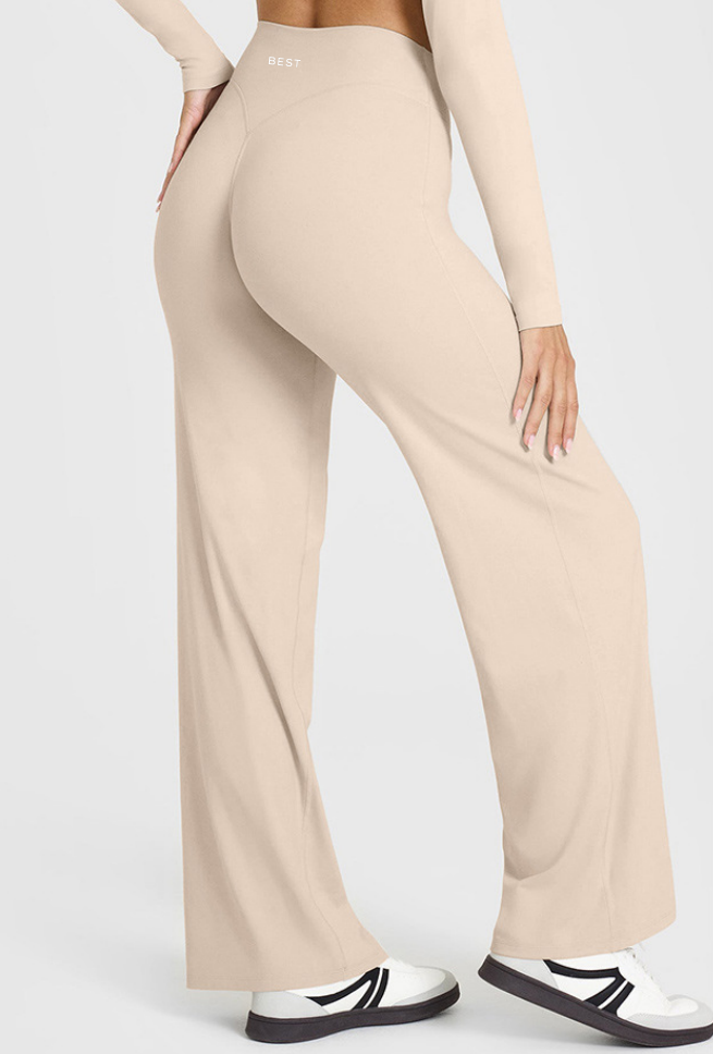 Essential Flare Pant - Nude